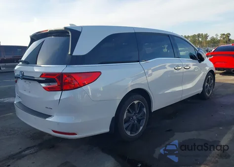 2024 Honda Odyssey Elite из США, поврежденный, VIN 5FNRL6H93RB025591